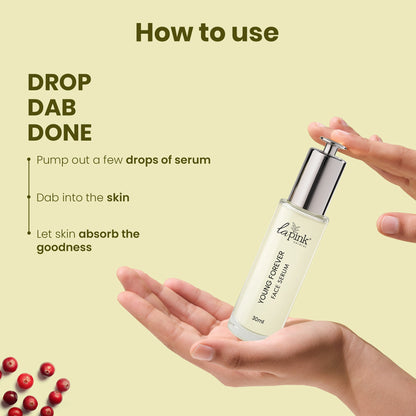Young Forever Face Serum With White Haldi To Enhance Radiance &amp; Reduce Fine Lines