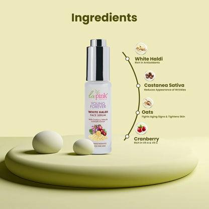 Young Forever Face Serum With White Haldi To Enhance Radiance &amp; Reduce Fine Lines