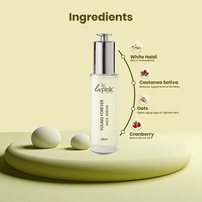 Young Forever Face Serum With White Haldi To Enhance Radiance &amp; Reduce Fine Lines