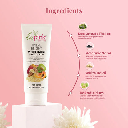 Tan removal Ideal Bright Face Scrub for Glass Like Skin
