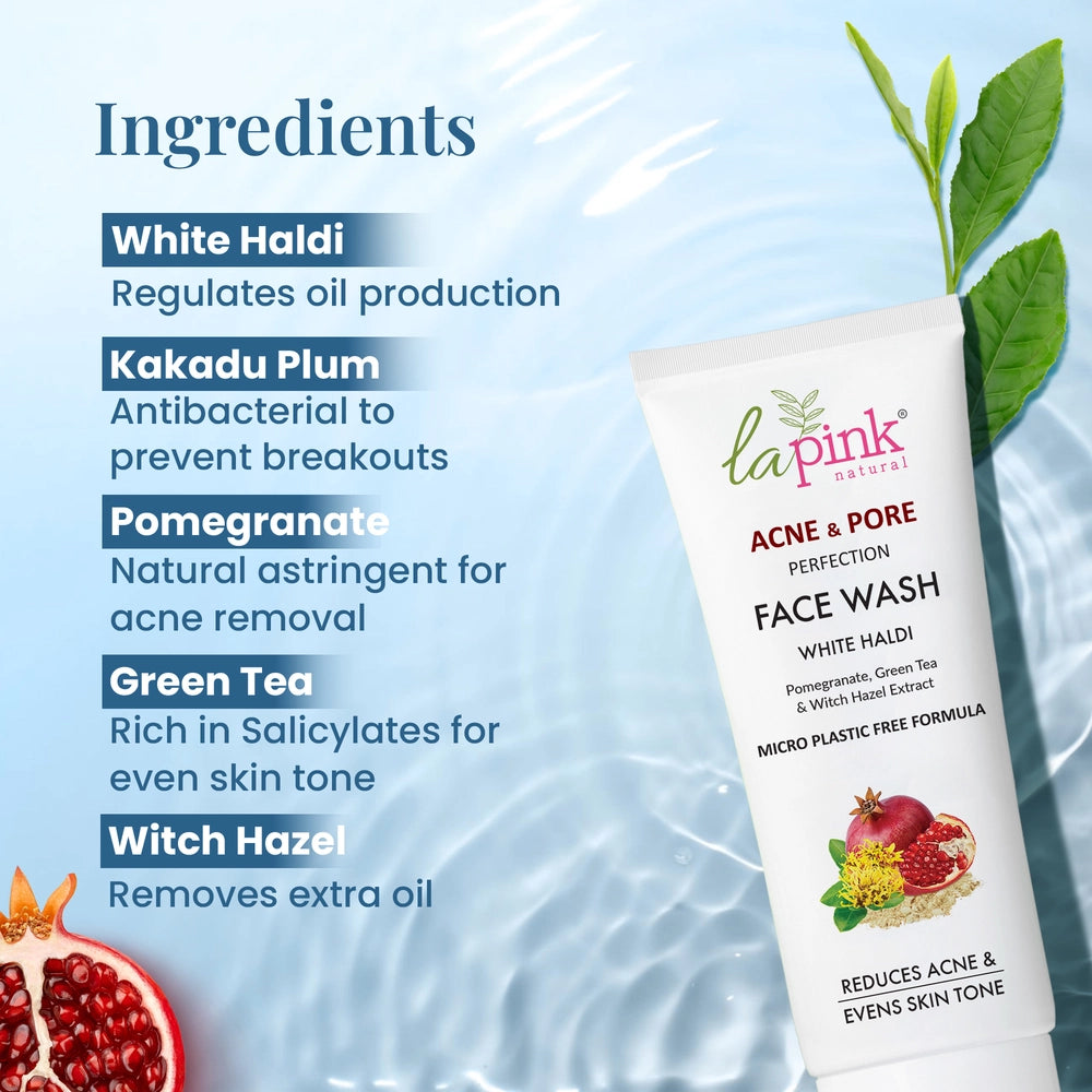 Ultimate Solution for Clear, Poreless Skin - La Pink Acne &amp; Pore Face Wash