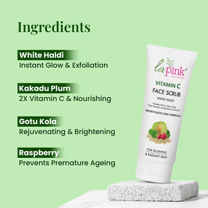 Vitamin C Face Scrub for Gentle Exfoliation