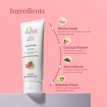 Ideal Bright Soap Free Face Wash For Brightened Glass Skin