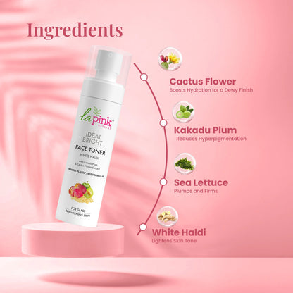 Alcohol-Free Ideal Bright Face Toner for Bright &amp; Glowing Skin