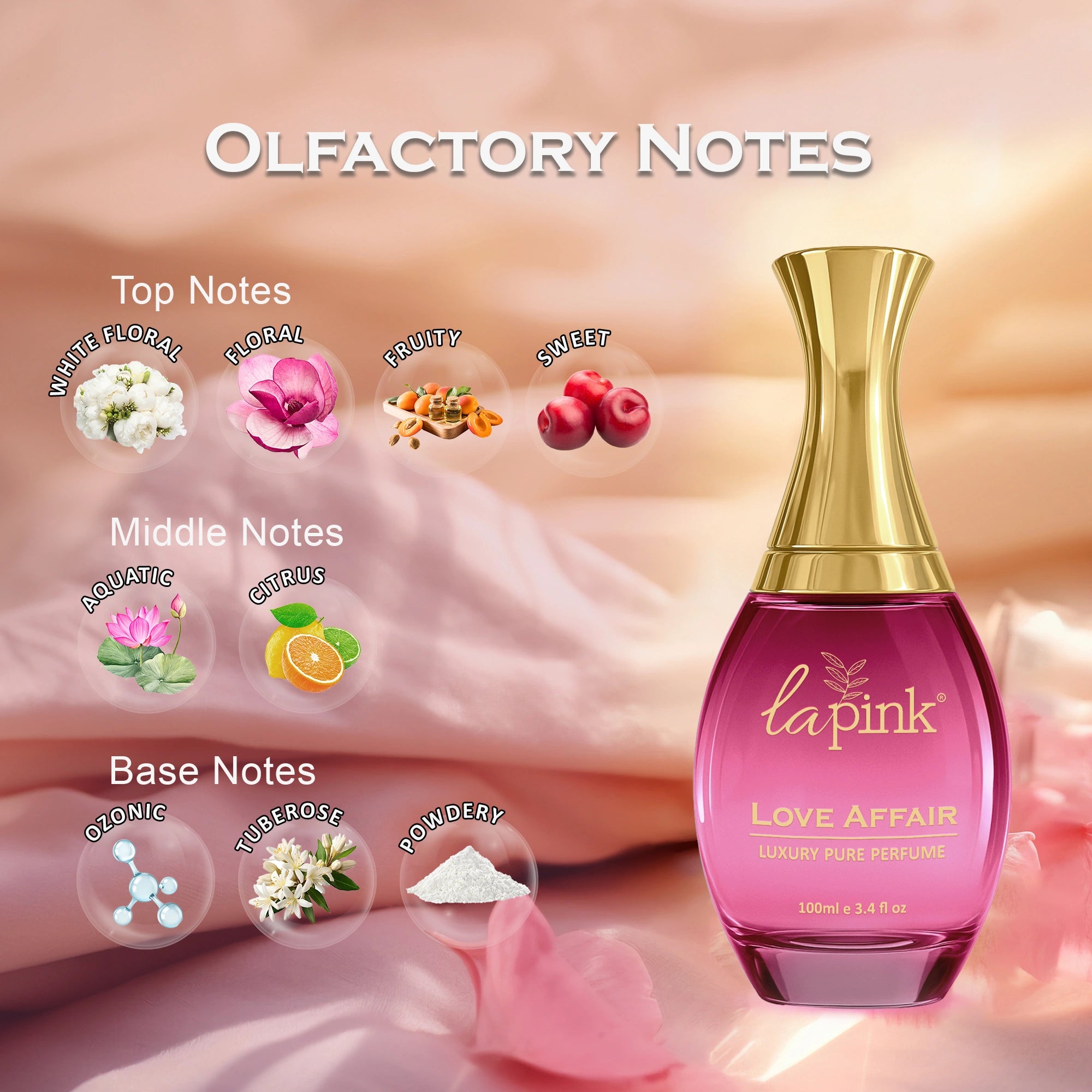 Love Affair French Luxury Pure Perfume for Women