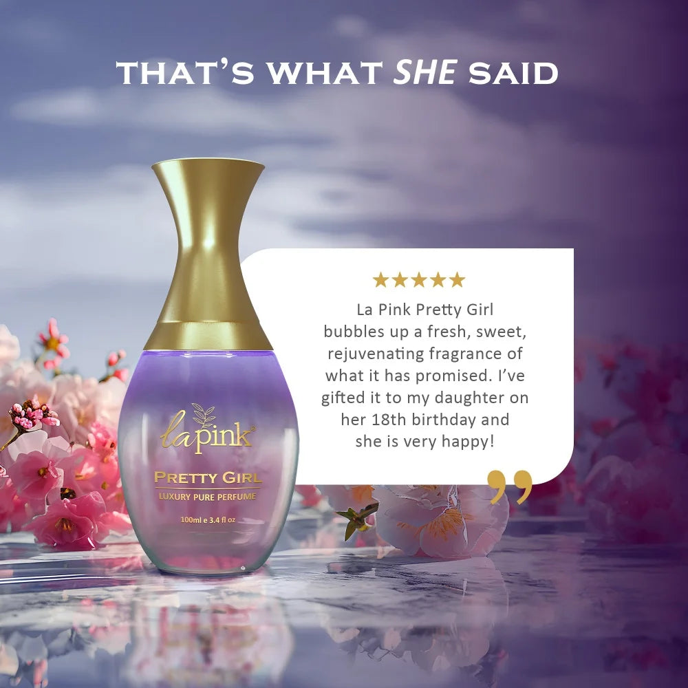 Pretty Girl French Luxury Pure Perfume for Women - 100ml