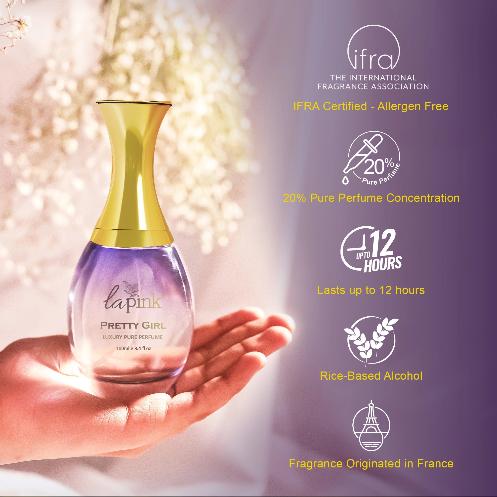 Pretty Girl French Luxury Pure Perfume for Women