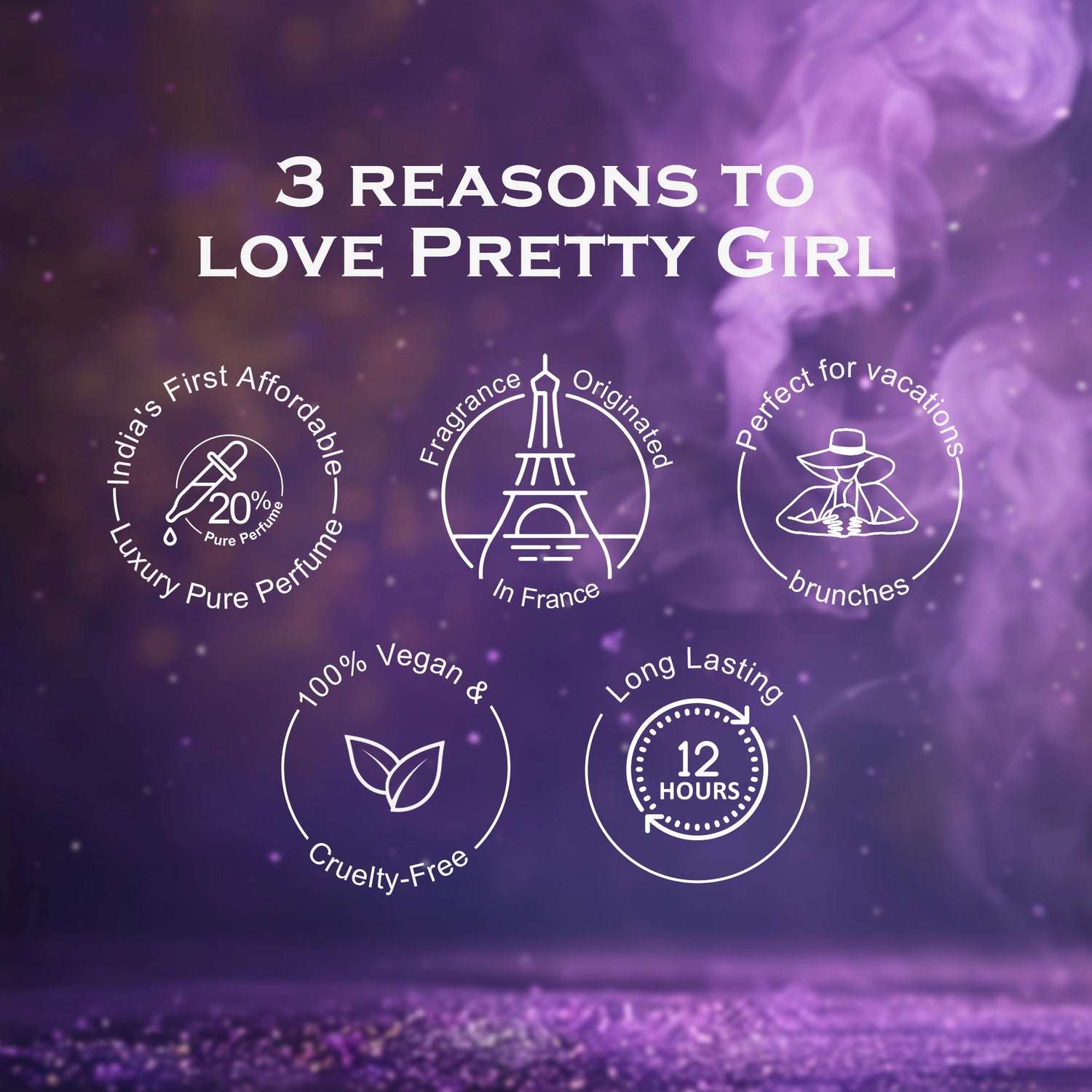 Pretty Girl French Luxury Pure Perfume for Women - 30ml