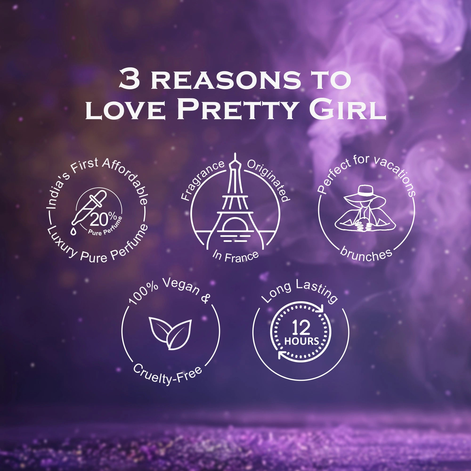 Pretty Girl French Luxury Pure Perfume for Women - 30ml