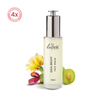 Ideal Bright Face Serum with White Haldi &amp; Sea Lettuce flakes for Brightened Glass Skin