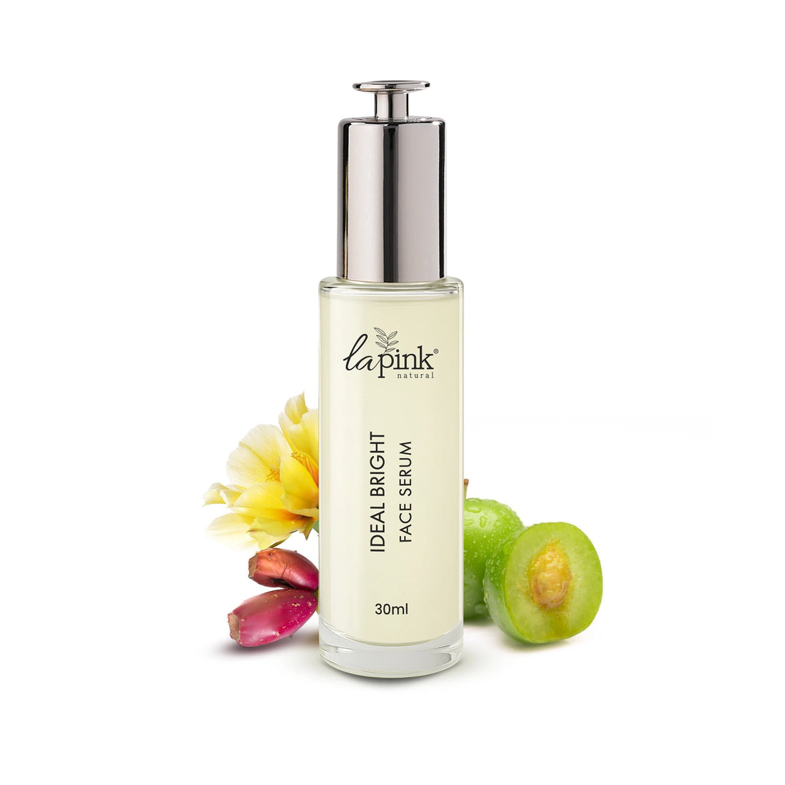 Ideal Bright Face Serum with White Haldi &amp; Sea Lettuce flakes for Brightened Glass Skin