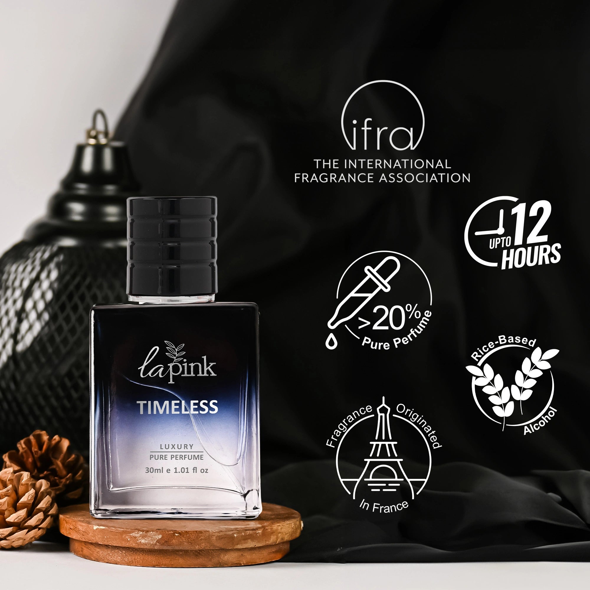 Timeless French Luxury Pure Perfume for Men - 30ml